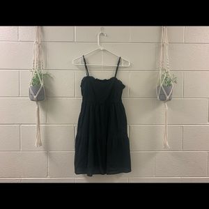 A black dress bought from target